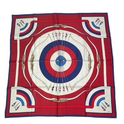 Hermes Carre 90 Silk Scarf Arcs En Ciel Multicolor