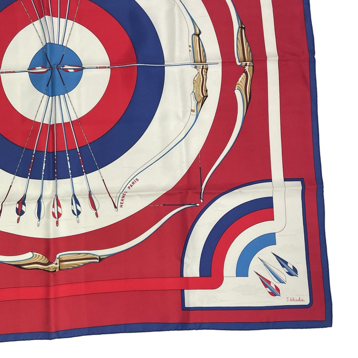 Hermes Carre 90 Silk Scarf Arcs En Ciel Multicolor — view 5