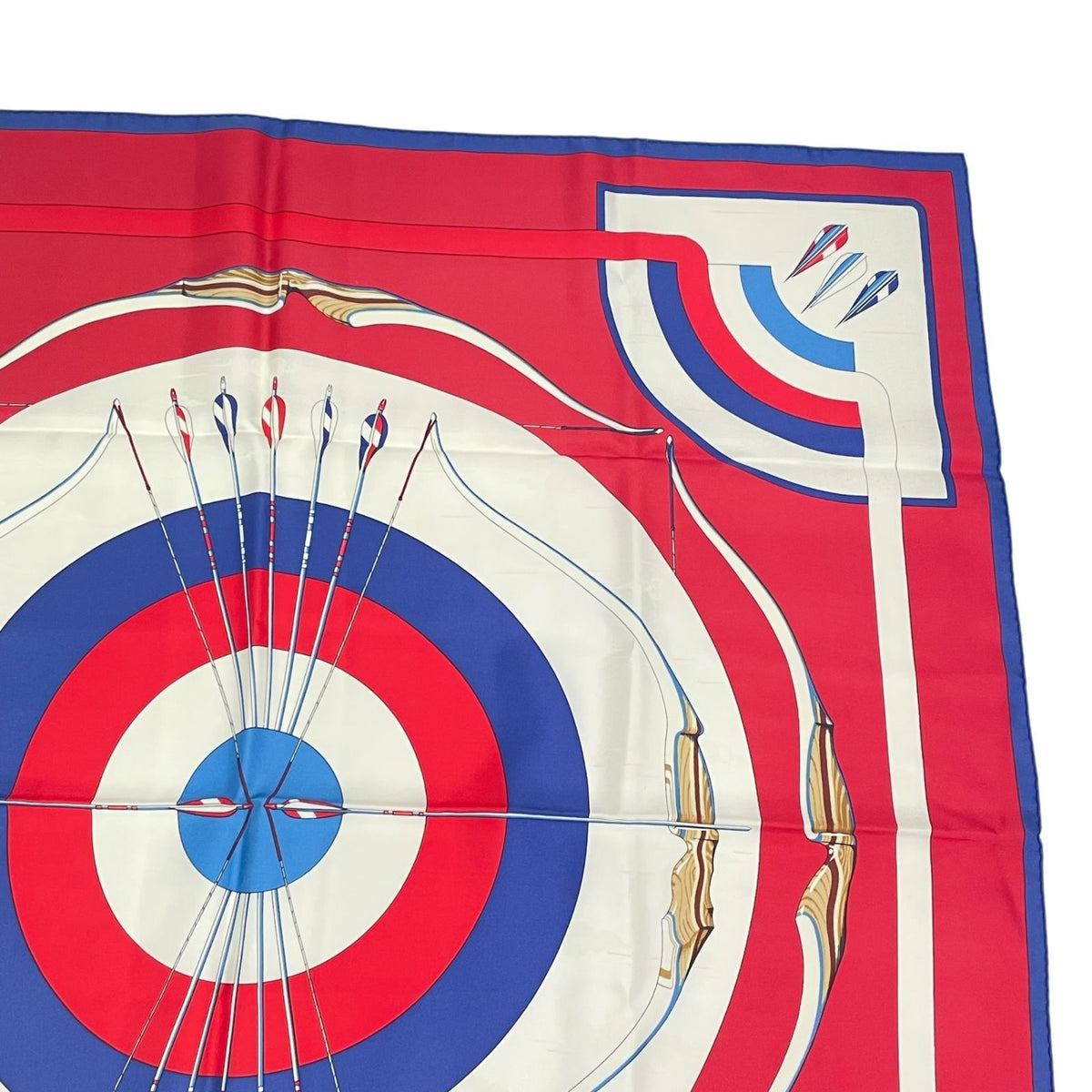 Hermes Carre 90 Silk Scarf Arcs En Ciel Multicolor — view 3