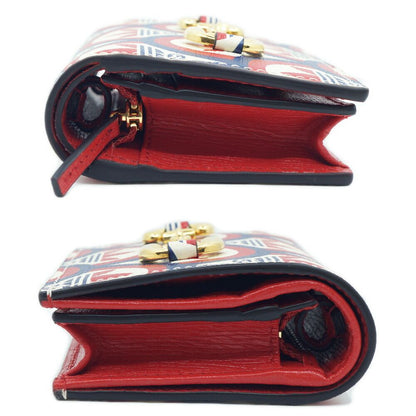 Gucci Horsebit Adidas Wallet on Chain Coin Case Card Red Blue White Gold — view 4