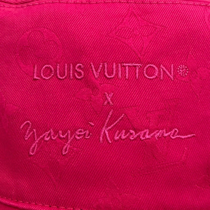 Louis Vuitton Yayoi Kusama Cotton Reversible Infinity Dot Hat Black Pink — view 7