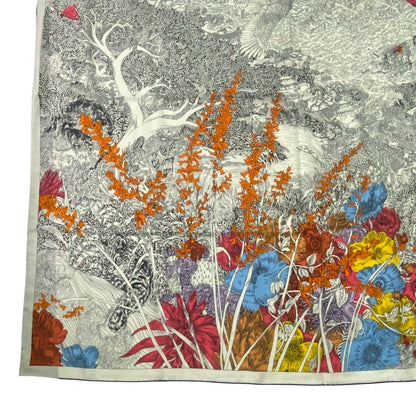Hermes Scarf Shawl Cashmere Silk Carre 140 Large Retour A la Nature Multicolor — view 5