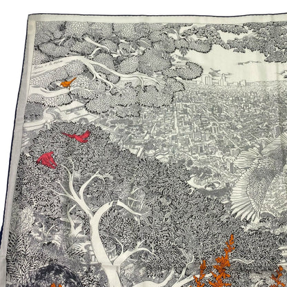 Hermes Scarf Shawl Cashmere Silk Carre 140 Large Retour A la Nature Multicolor — view 3