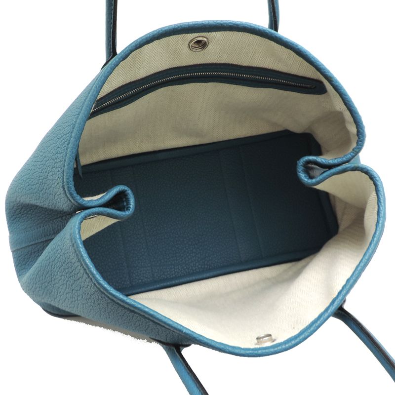Hermes Tote Bag Blue — view 6