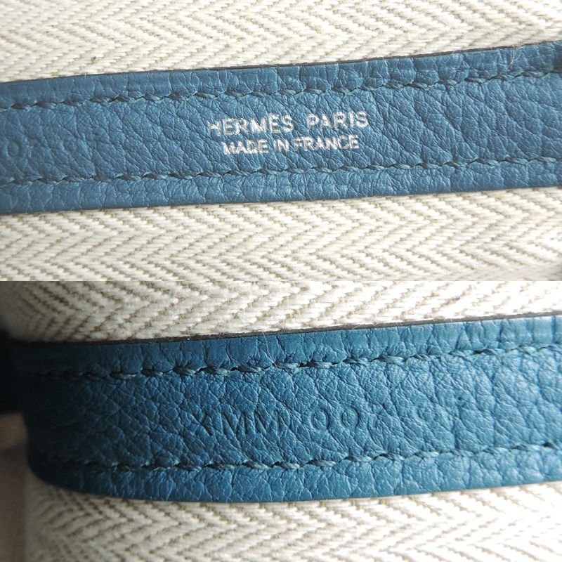 Hermes Tote Bag Blue — view 7