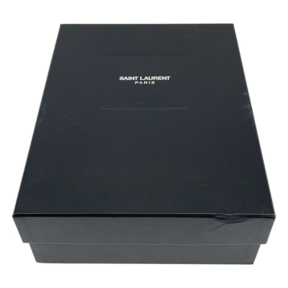 Saint Laurent Paris Era Leather Studded High Top Boots Black 38 — view 6