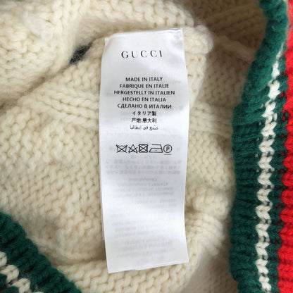 Gucci DIY Abcdef Initial Logo Knit XXS White Red Green Sweater — view 6