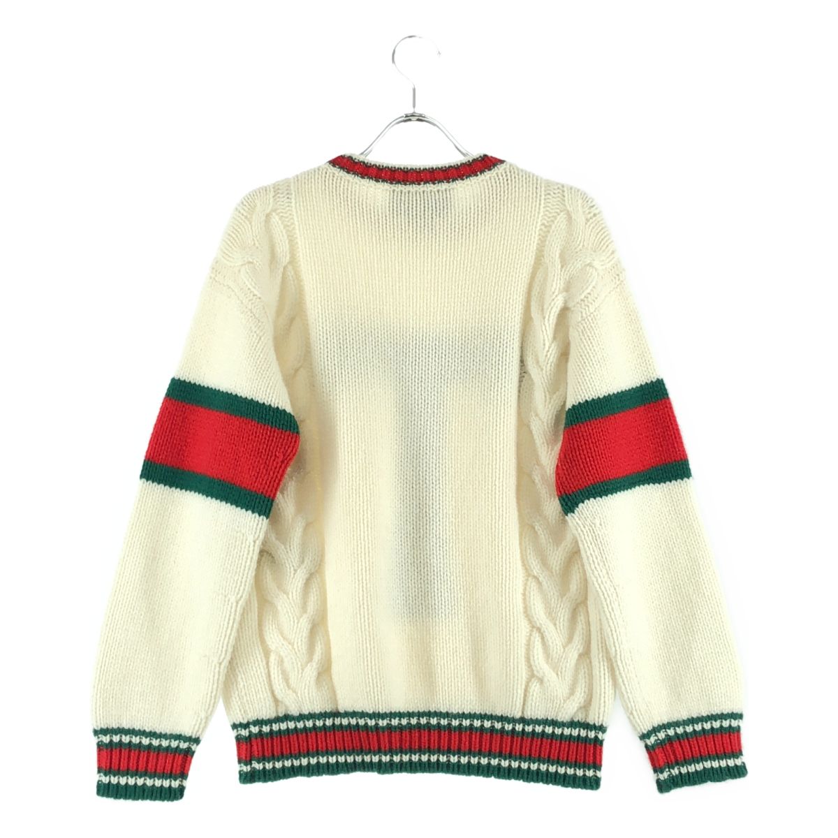 Gucci DIY Abcdef Initial Logo Knit XXS White Red Green Sweater — view 4