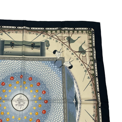 Hermes Carre 90 Chaque Rencontre Est Unique Ichi Era Ichie Scarf Kacho Fugetsu — view 4
