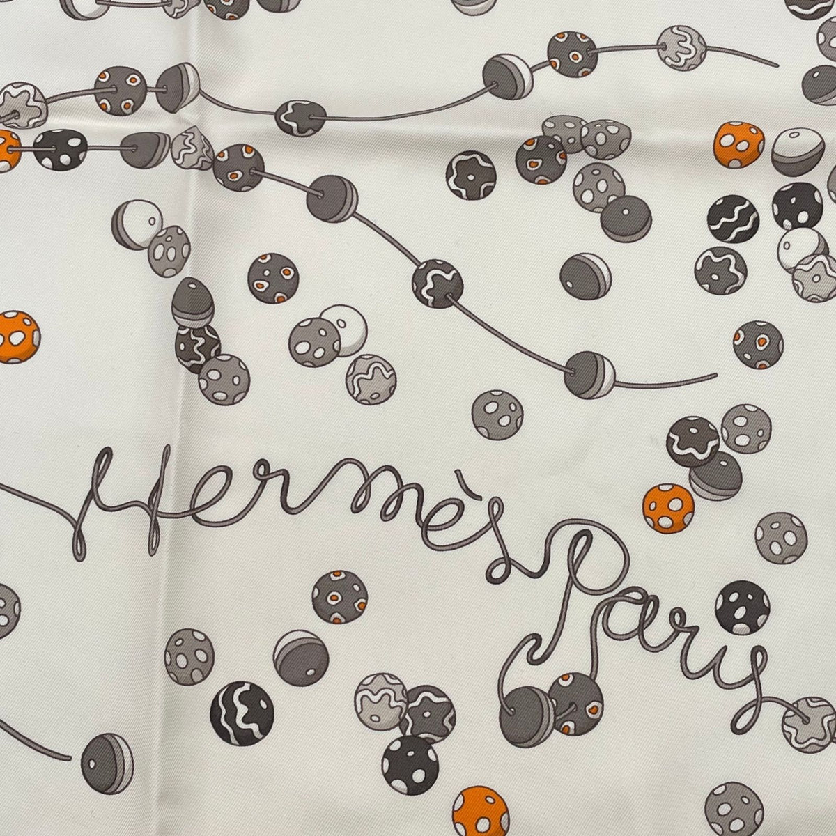 Hermes Silk Carre 90 Scarf Dancing Pearl Multicolor — view 6