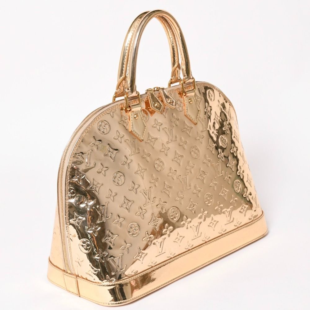 Louis Vuitton Alma GM Handbag Monogram Miroir Gold — view 3