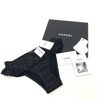 Chanel Swimsuit CC Logo All Over Print 38 Swimwear