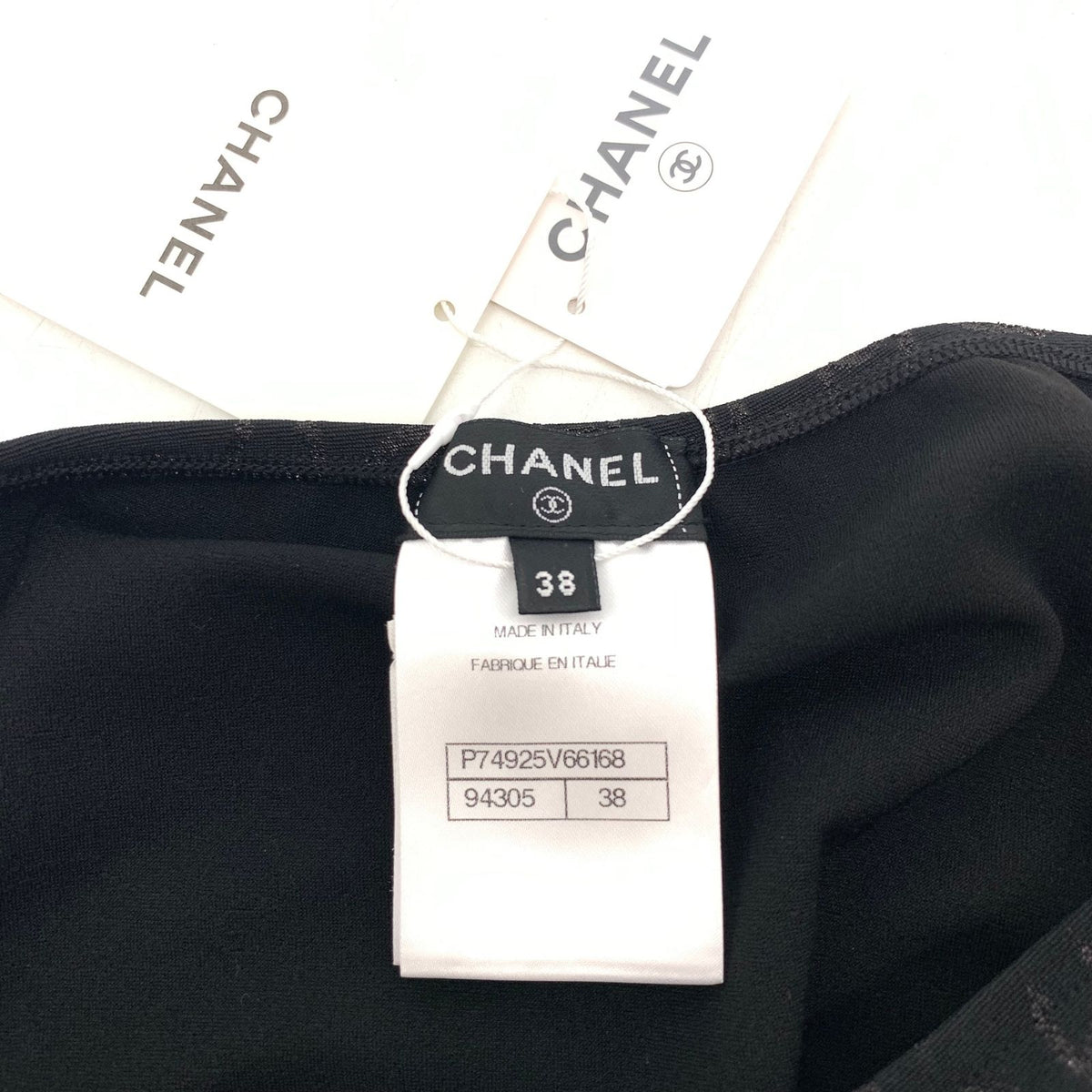 Chanel Swimsuit CC Logo All Over Print 38 Swimwear — view 4