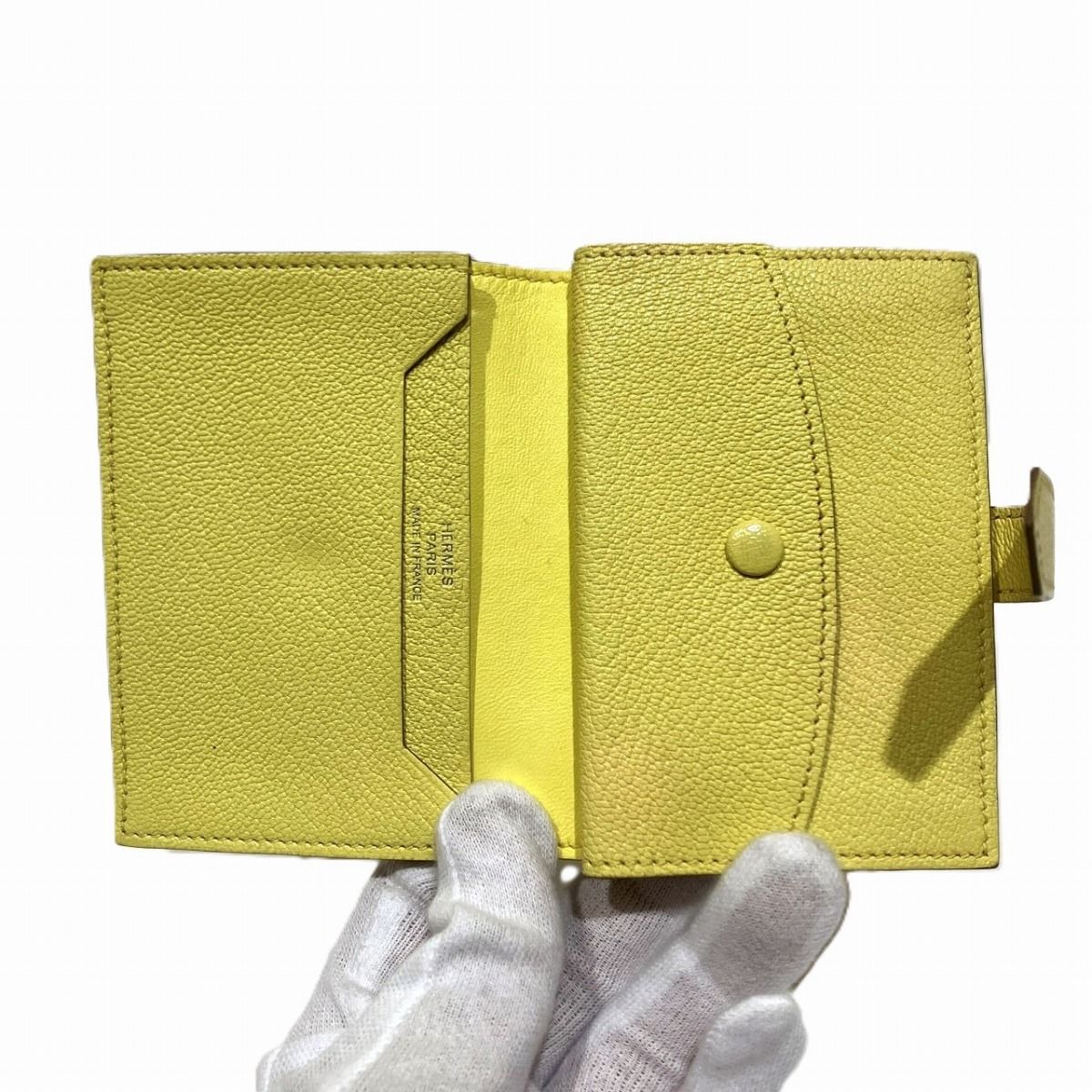 Hermes Bearn Card Case Chevre Mysore — view 3