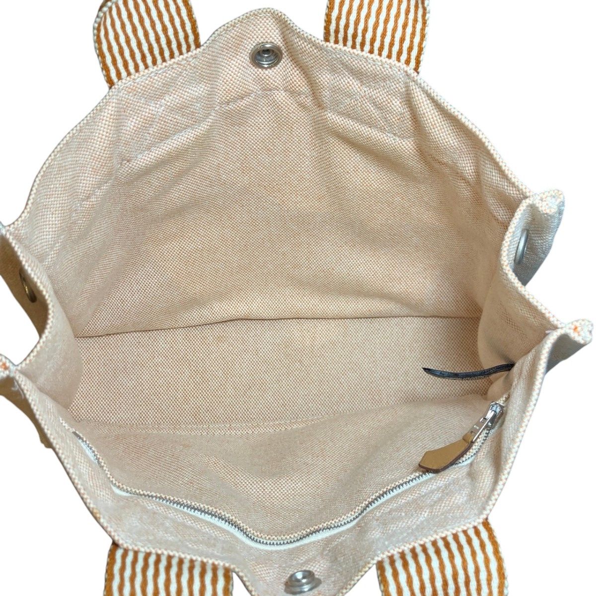 Hermes Fourre Tout PM Handbag Cotton Canvas — view 5