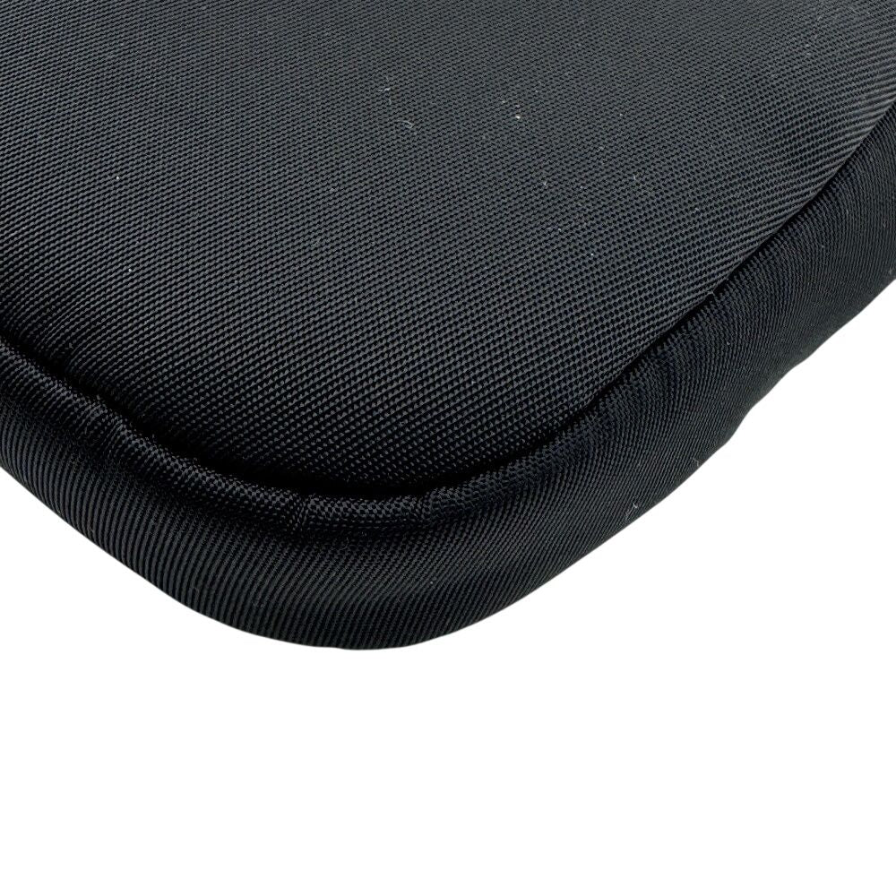 Prada Re-Nylon Mini Pouch Triangle Logo Black — view 3