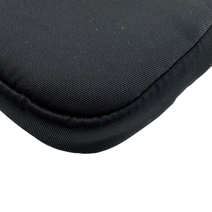 Prada Re-Nylon Mini Pouch Triangle Logo Black — view 3