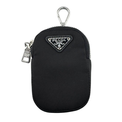Prada Re-Nylon Mini Pouch Triangle Logo Black
