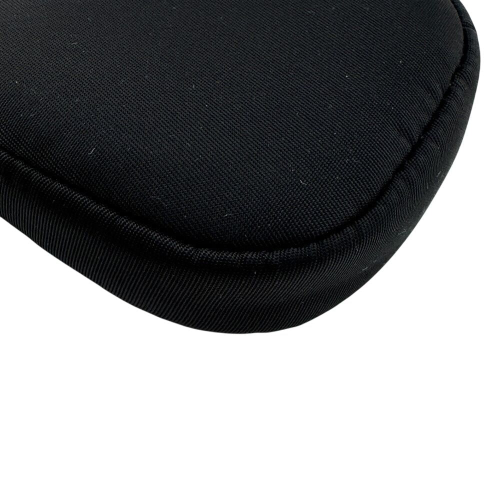 Prada Re-Nylon Mini Pouch Triangle Logo Black — view 4