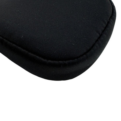 Prada Re-Nylon Mini Pouch Triangle Logo Black — view 4