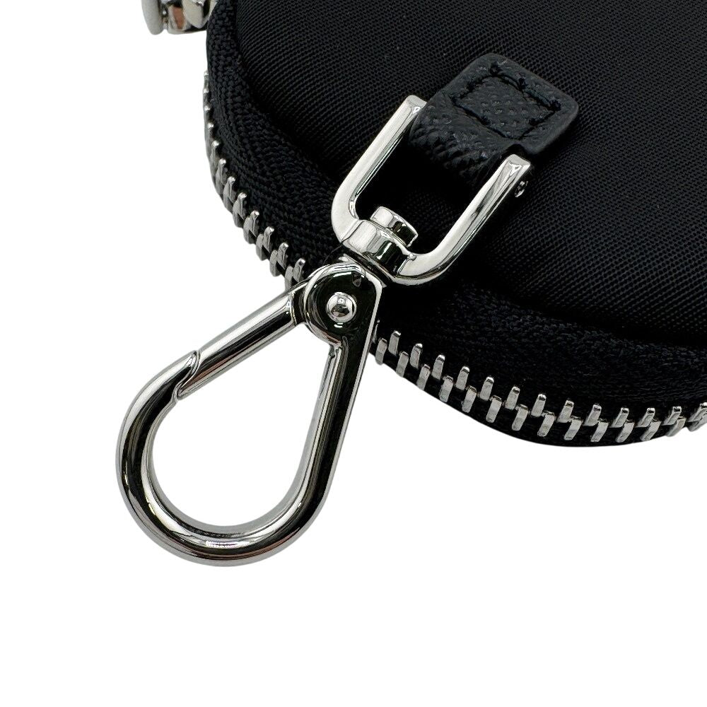 Prada Re-Nylon Mini Pouch Triangle Logo Black — view 6
