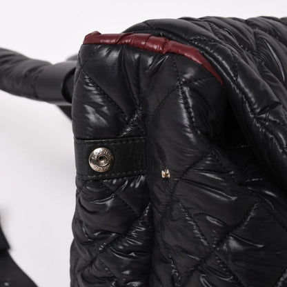 Chanel Coco Cocoon Backpack Leather Black Silver — view 5