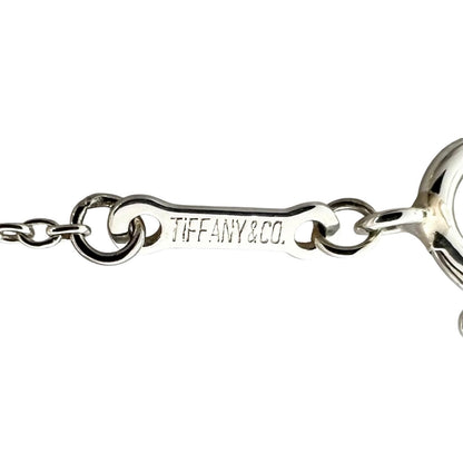 Tiffany & Co Elsa Peretti Necklace 925 Sterling Silver Double Teardrop — view 7