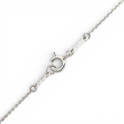 Tiffany & Co Elsa Peretti Necklace 925 Sterling Silver Double Teardrop — view 5