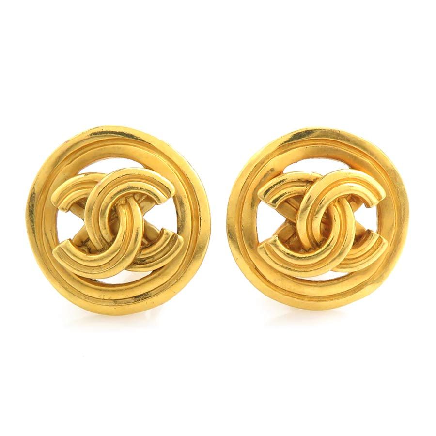 Chanel Earrings CC Logo