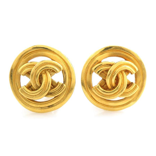 Chanel Earrings CC Logo