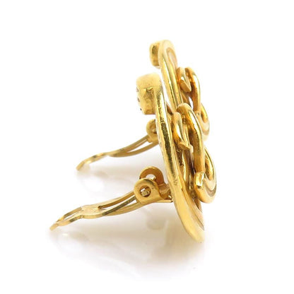 Chanel Earrings CC Logo — view 3