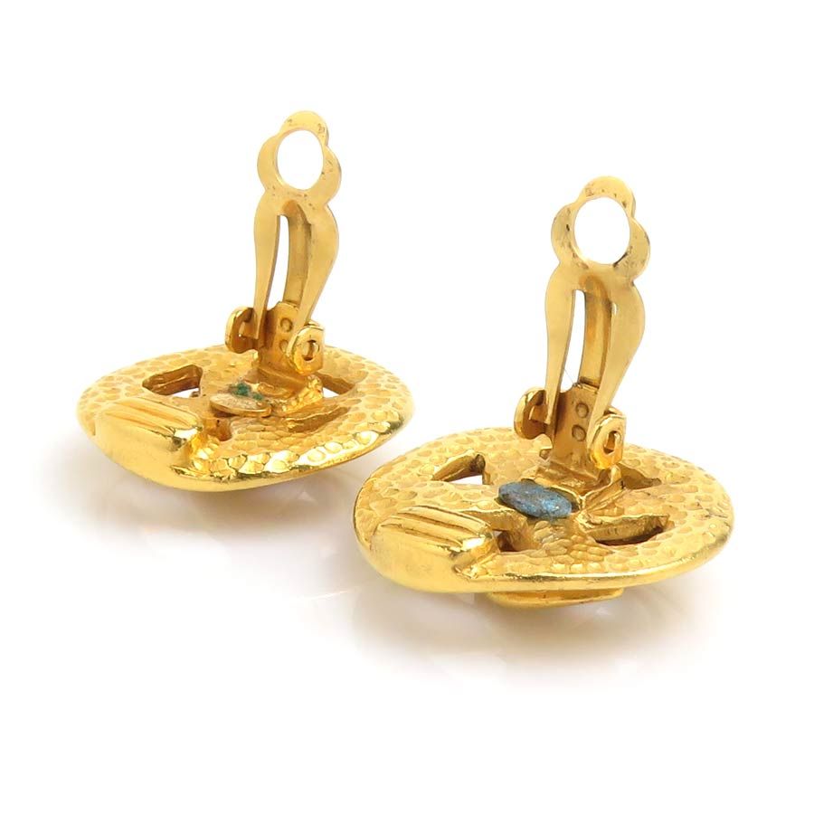 Chanel Earrings CC Logo — view 6