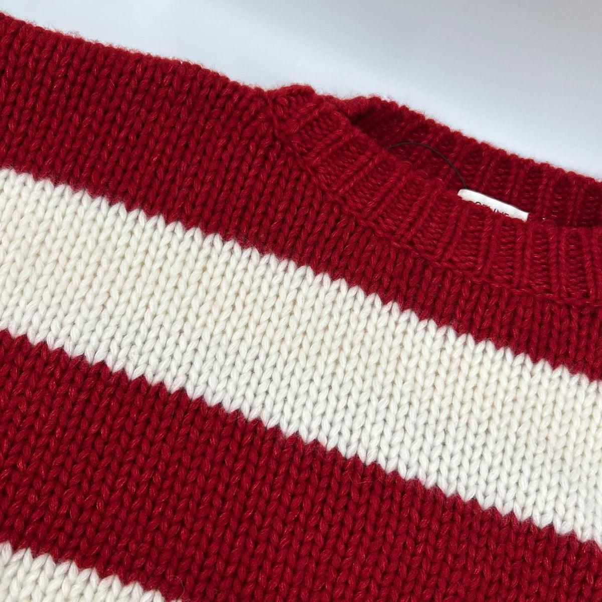 Celine Red Loose Fit Knit XS Sweater — view 8