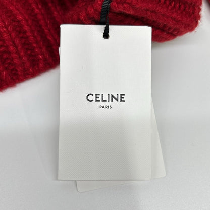 Celine Red Loose Fit Knit XS Sweater — view 4