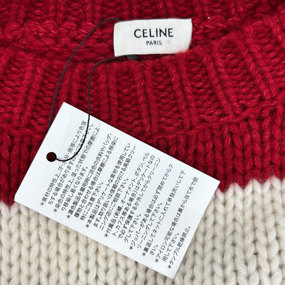 Celine Red Loose Fit Knit XS Sweater — view 3