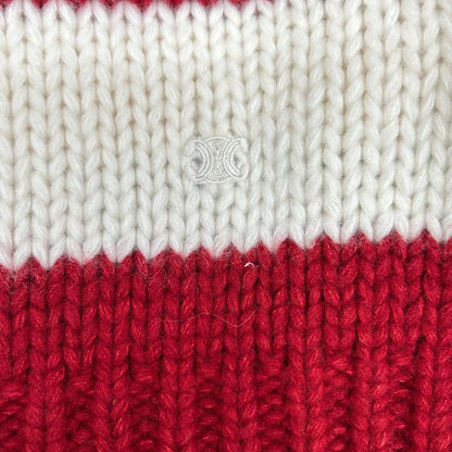 Celine Red Loose Fit Knit XS Sweater — view 7