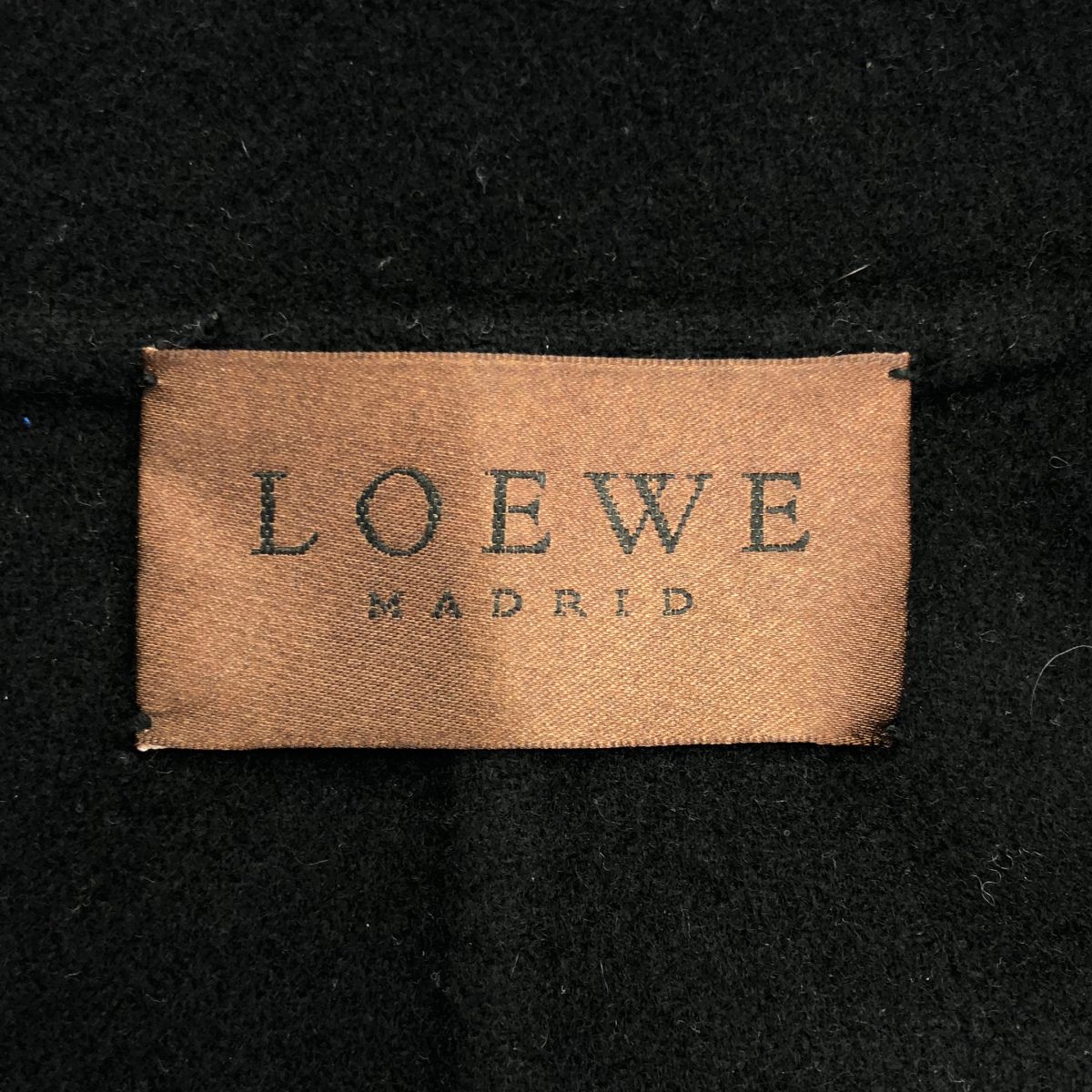 Loewe Zip Up High Neck Wool Jacket Black 38 — view 3