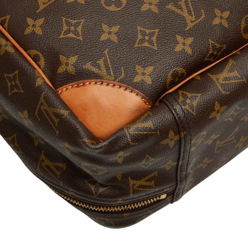 Louis Vuitton Monogram Sirius 55 Boston Bag Brown Leather — view 7