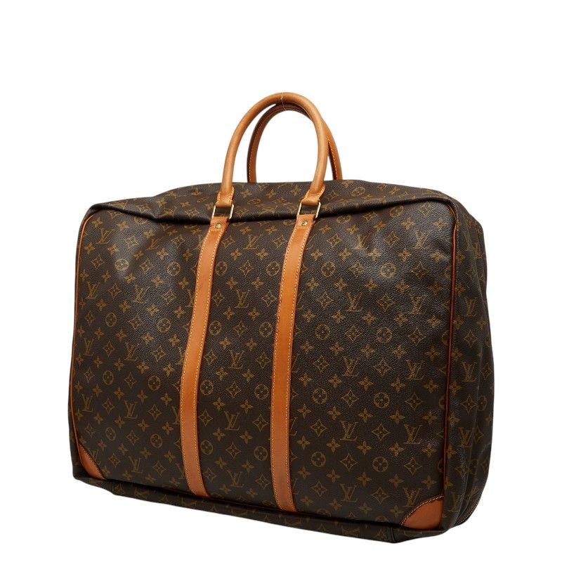 Louis Vuitton Monogram Sirius 55 Boston Bag Brown Leather — view 2