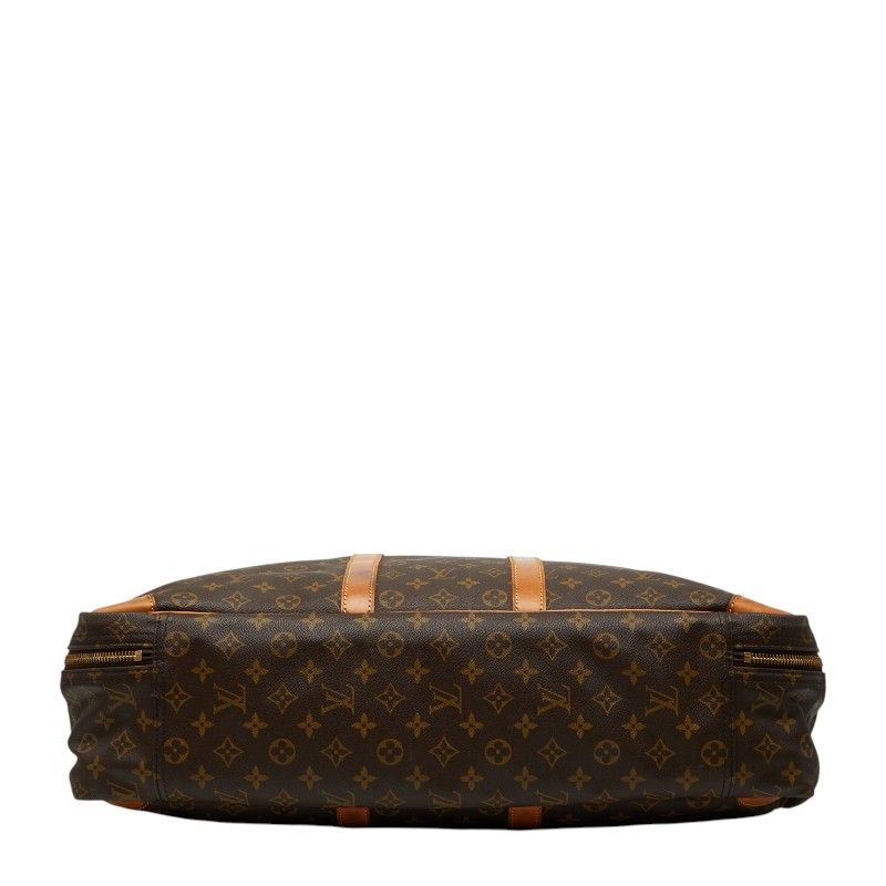 Louis Vuitton Monogram Sirius 55 Boston Bag Brown Leather — view 3