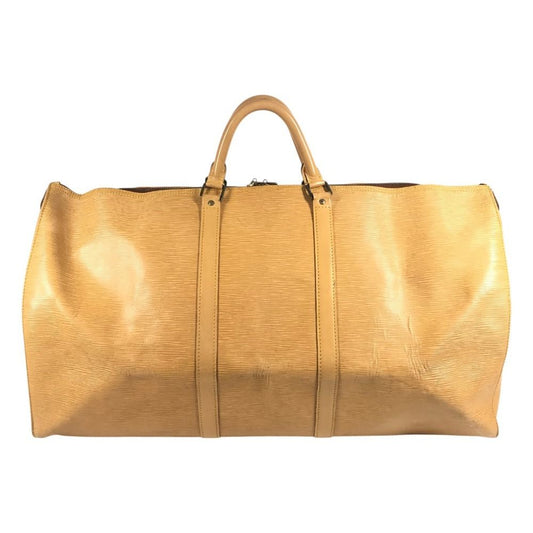 Louis Vuitton Boston Bag Keepall 60 Epi Leather Winnipegbeige Beige