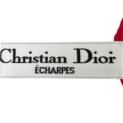 Dior Paisley Silk Purple Red Scarf — view 6