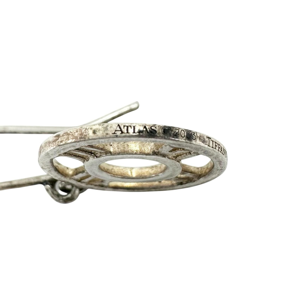 Tiffany & Co Atlas Silver Earrings — view 6
