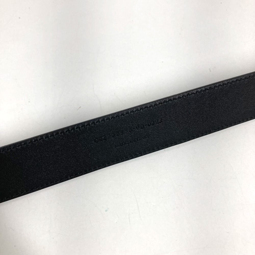Saint Laurent Paris Belt Logo la 66 Buckle Leather Black — view 8