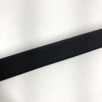 Saint Laurent Paris Belt Logo la 66 Buckle Leather Black — view 8