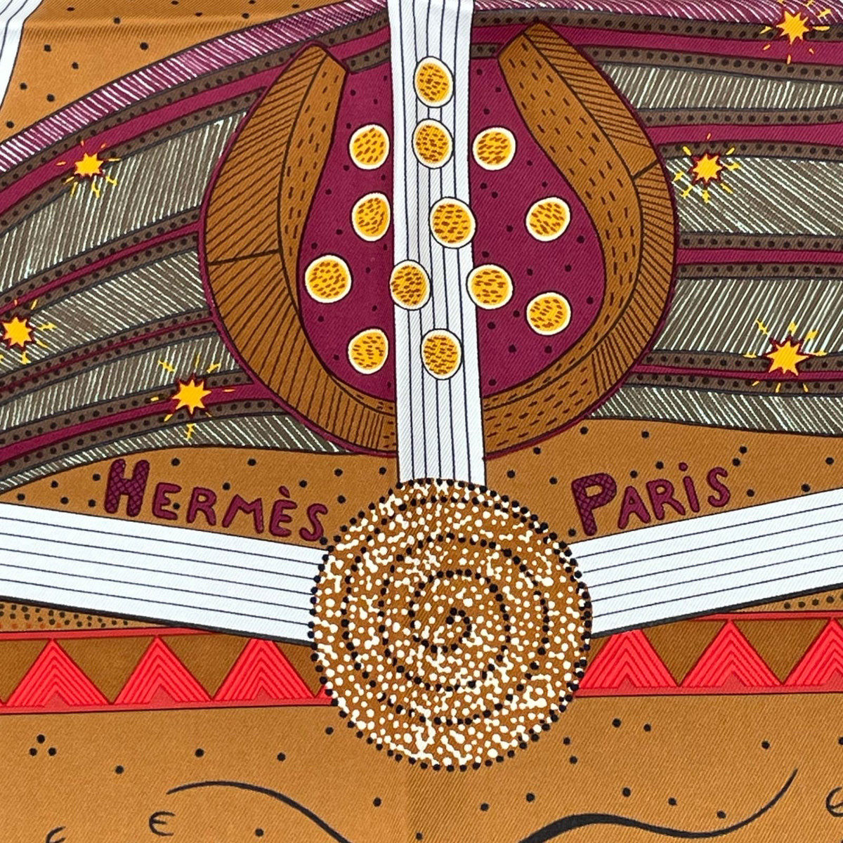 Hermes Silk Scarf Carre 90 Reve D'australie Australian Dream Blawan — view 6