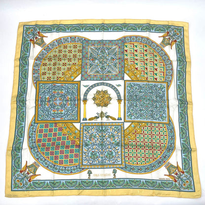 Hermes Scarf Carre 90 Ciels Byzantins Byzantine Sky Silk Multicolor