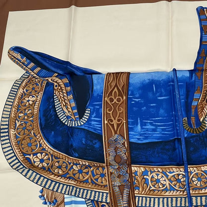 Hermes Carre 90 Selle D'apparat Marocaine Moroccan Ceremonial Saddle Scarf Silk — view 2