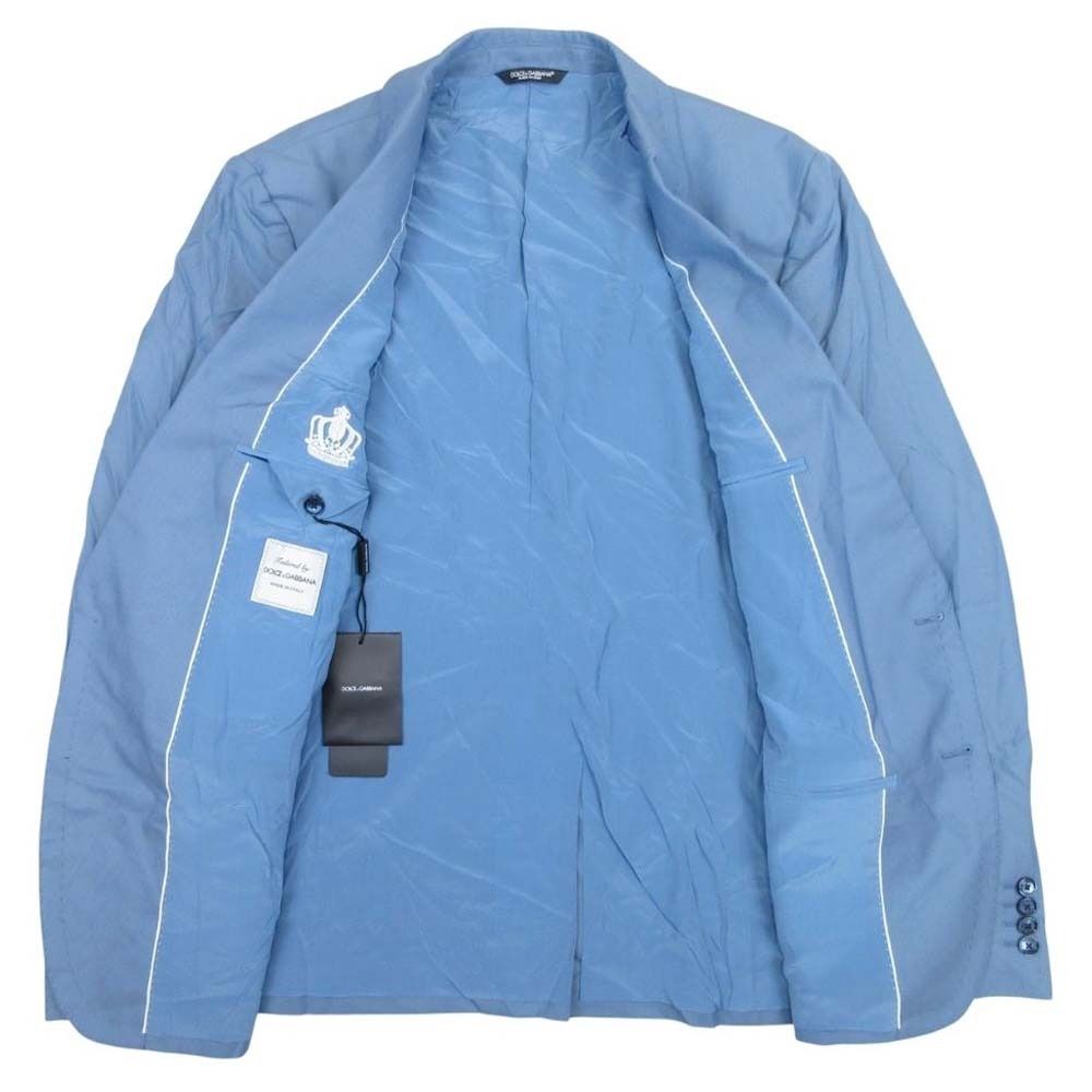 Dolce & Gabbana Suit Set Shawl Color Vest Pants 50 Blue — view 4