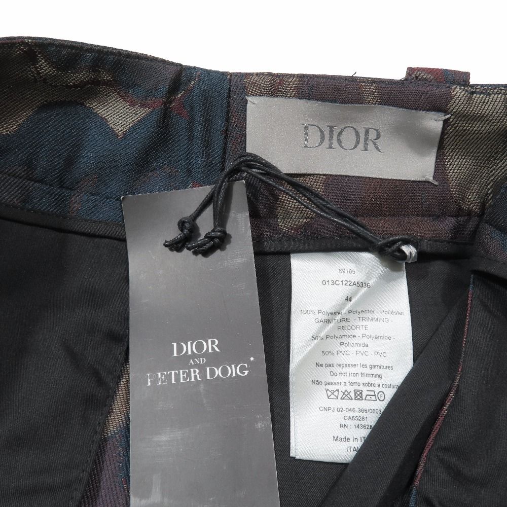 Dior Peter Doig Camouflage Technical Jacquard Cargo Pants 44 Multicolor — view 7